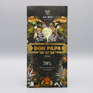 70% Dark Chocolate Infused with Don Papa Rum