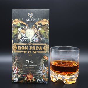 70% Dark Chocolate Infused with Don Papa Rum