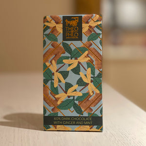 60% Dark Chocolate with Real Ginger & Mint