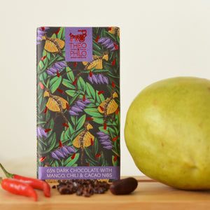 65% Dark Chocolate with Mango, Chili & Cacao Nibs
